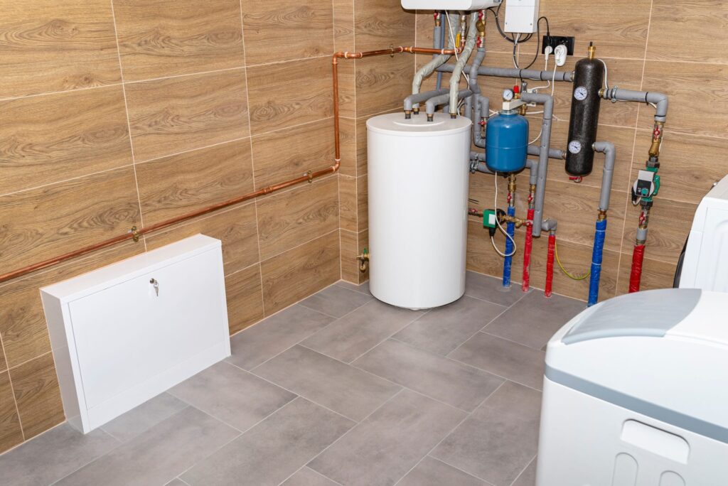 Residential water heater and plumbing system installed in Ontario